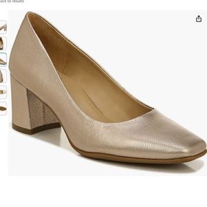 Naturalizer silver Warner pump